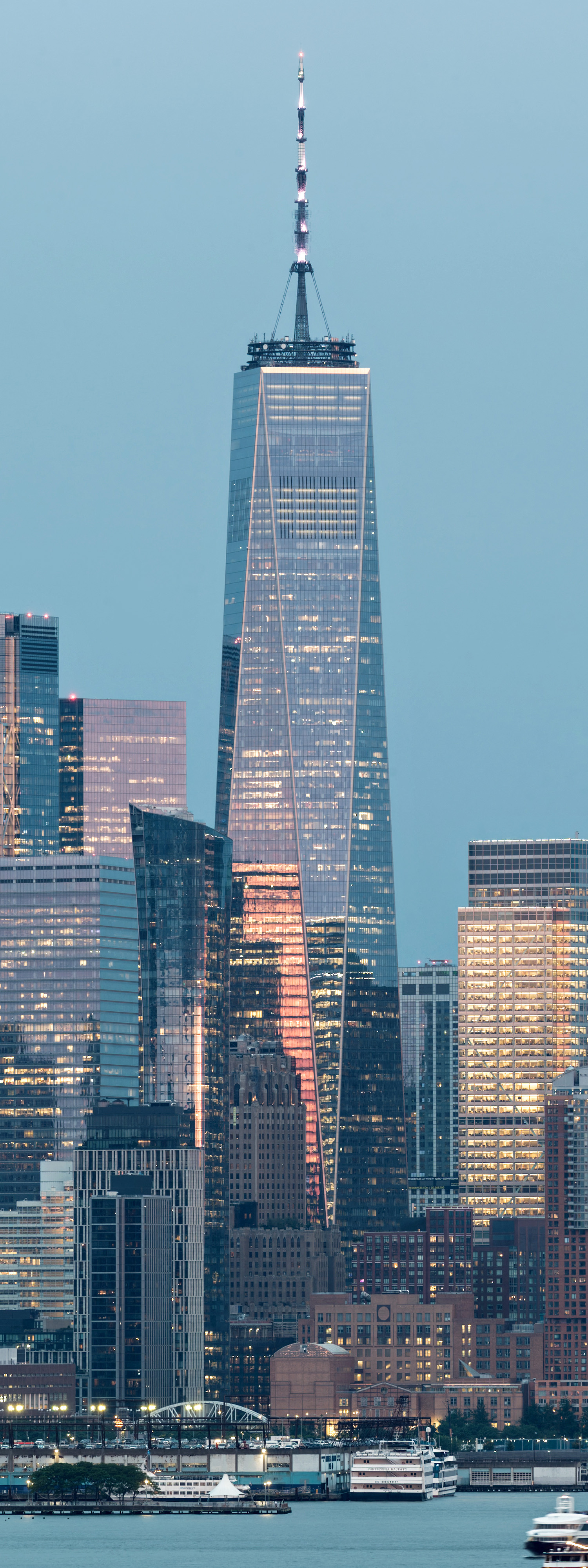 One World Trade Center, New York City - View from Weehawken. © Mathias Beinling